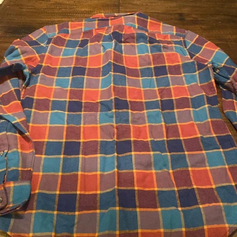 J. Crew Flannel Button Up Shirt Medium
